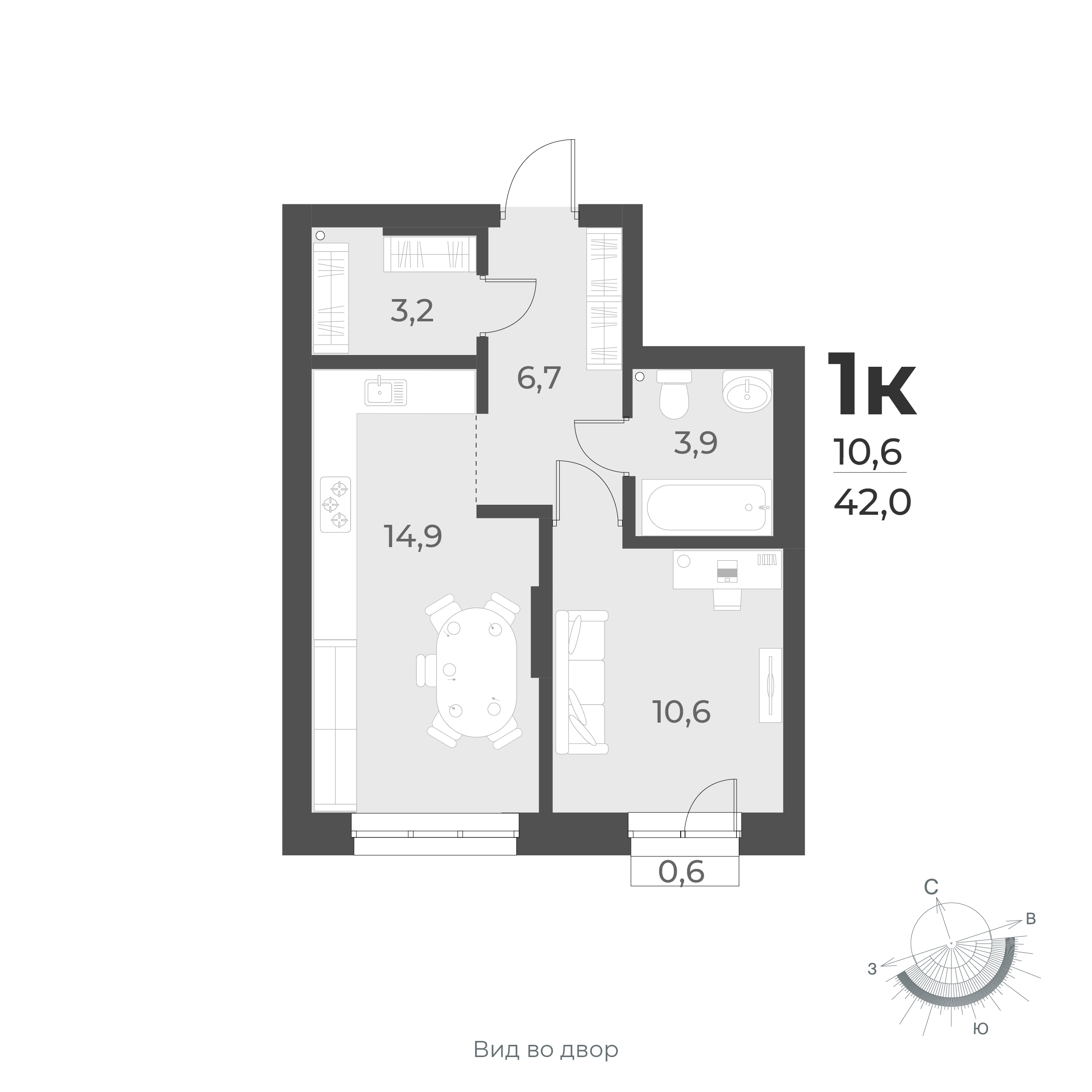  42 м² Новелла