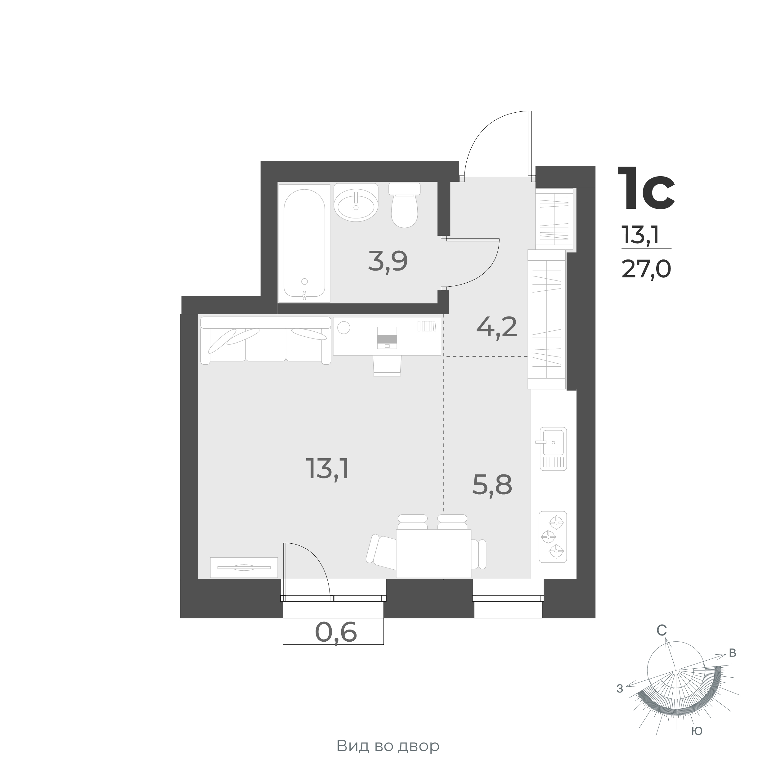  27 м² Новелла