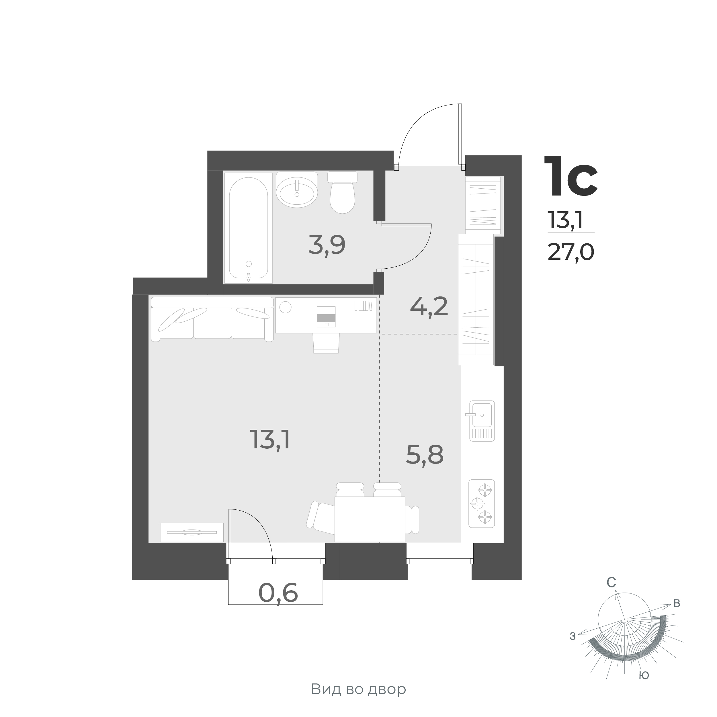  27 м² Новелла