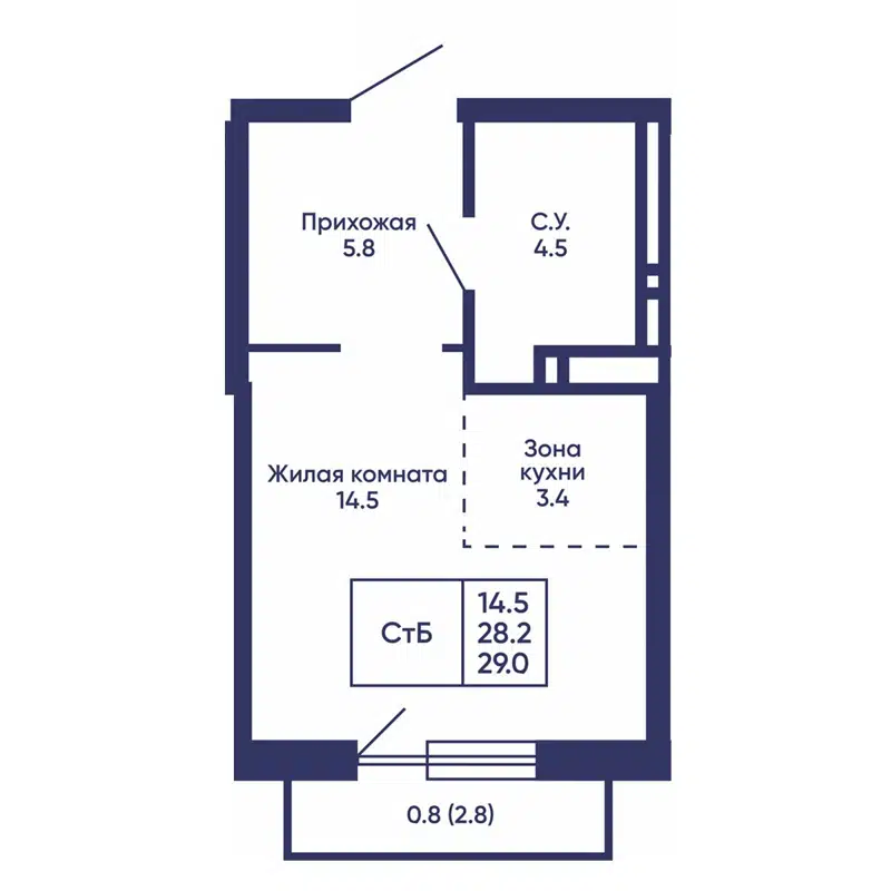  29 м² Сподвижники