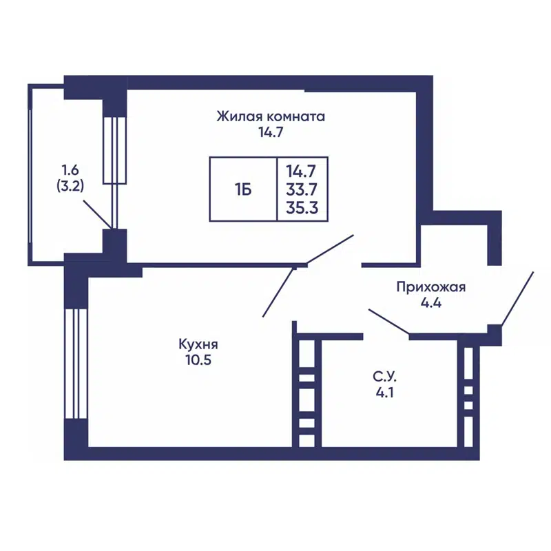  35.3 м² Сподвижники