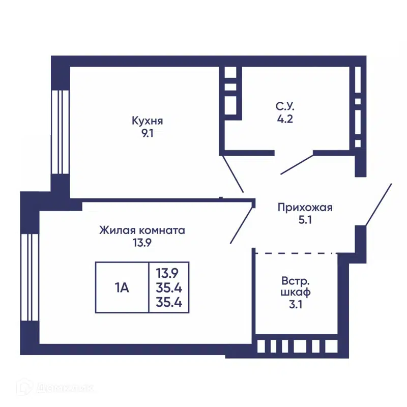  35.4 м² Сподвижники