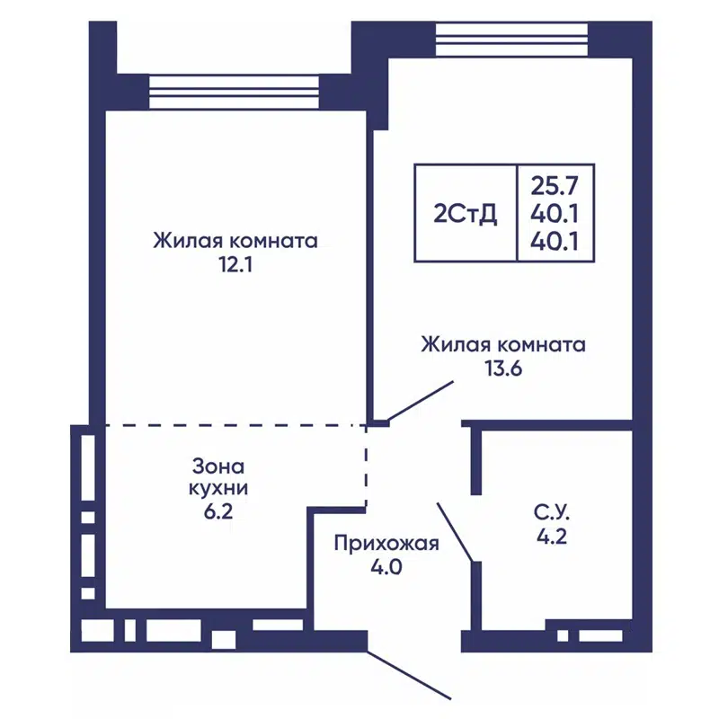  40.1 м² Сподвижники