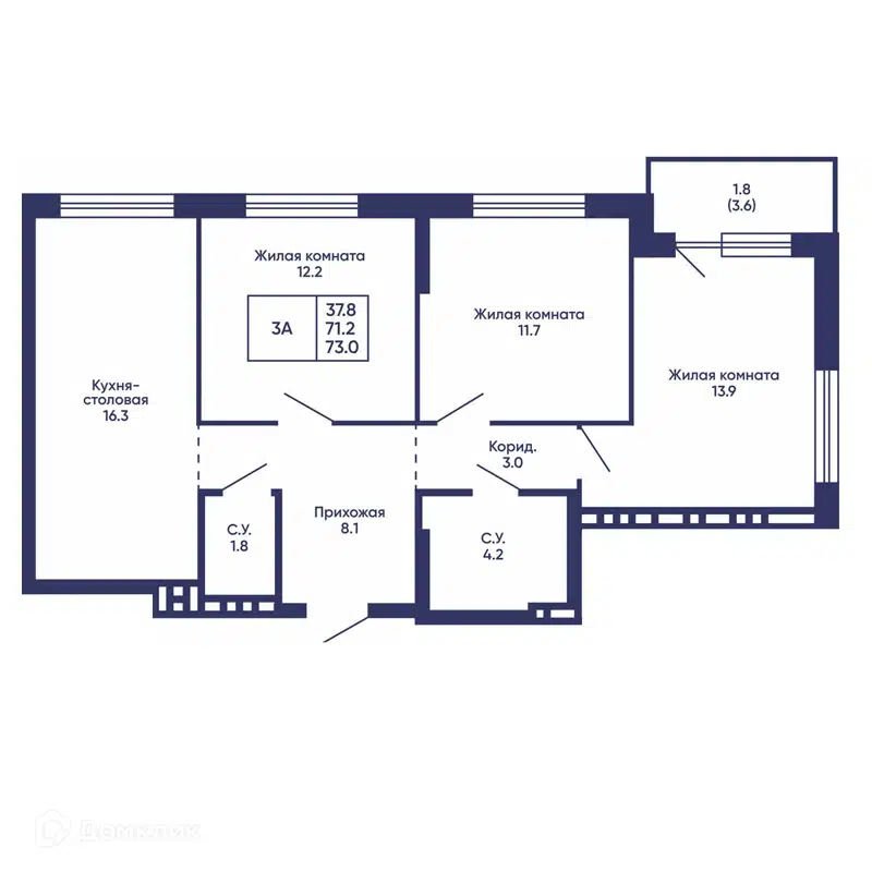  73 м² Сподвижники